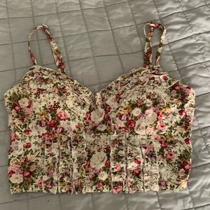 Flowered cami
